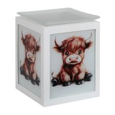 Aroma Highland Cow Calf Square Electric Wax Melt Warmer